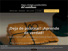 Tablet Screenshot of delcastellano.com